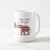 Theme Pro Republikaner Trump 2024 Kaffeetasse (VorderseiteRechts)