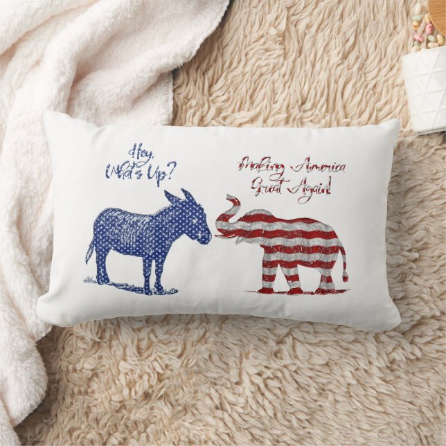 Theme Pro Republikaner Trump 2024 Lendenkissen (Decke)