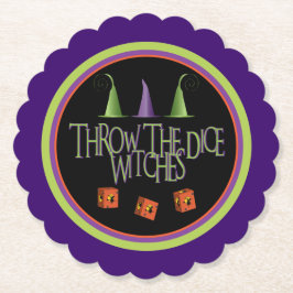 Theme The Dice Hexen Funny Bunco Oktober Thema Untersetzer