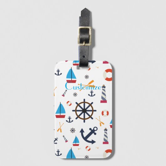 Theme Thunder_Cove Gepäckanhänger (Vorderseite Vertikal)