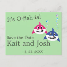 Theme Wedding Fish Funny Hai speichern Datum