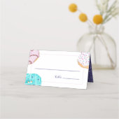 Theme Wedding Table Donut Platzkarte (Vorderseite)