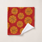 Themed Basketball Sportart Handtuch Set (Waschlappen)