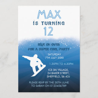 Themed Geburtstags-Party Einladung des