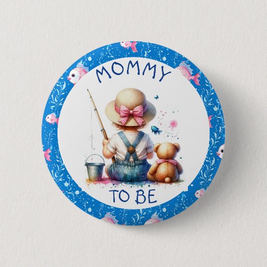 Themed Girl's Baby Shower | Mama Button (Vorderseite)