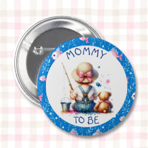 Themed Girl's Baby Shower   Mama Button