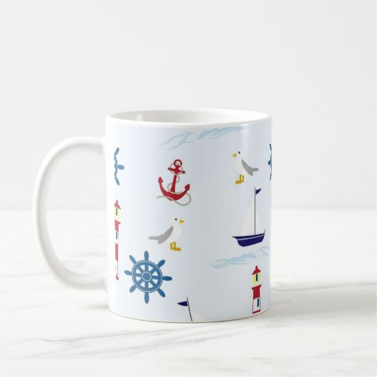 Themed nautischTasse Kaffeetasse (Links)
