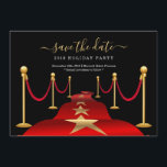 Themed Party (auf rotem Teppich) - Save the Date K Einladung<br><div class="desc">Das perfekte Save the Date für Ihre Veranstaltung. In der Red Carpet Collection in meinem Geschäft finden Sie passende Artikel für Ihre Feier.</div>