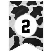 Themed Party-Dekoration der Kuh-04of12 Wimpelkette (Erste Fahne)