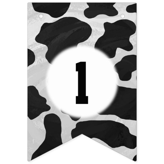 Themed Party-Dekoration der Kuh-04of12 Wimpelkette (Dritte Fahne)