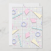 Themed Party Einladungen der 80er Jahre (Rückseite)