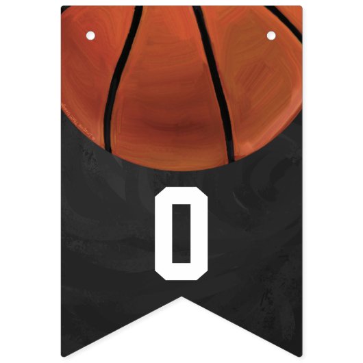 Themed Party-Flagge des Basketball-04of12 Wimpelkette (Zweite Fahne)