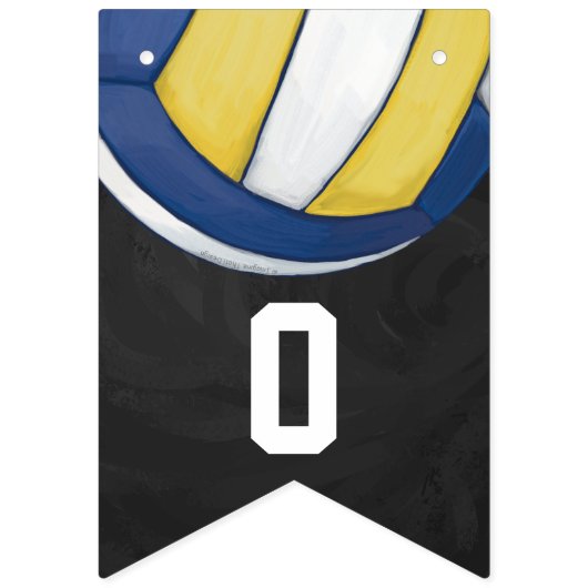 Themed Party-Flagge des Volleyball-04of12 Wimpelkette (Zweite Fahne)