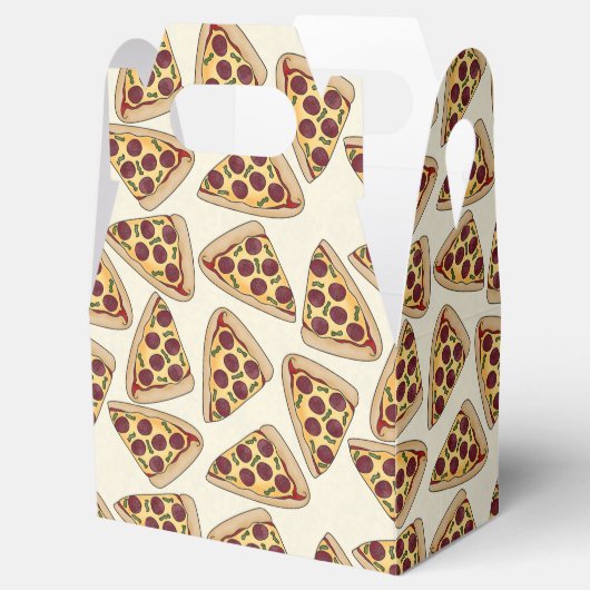 Themed Pizza Party Gengue Box Geschenkschachtel (Geöffnet)