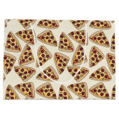 Themed Pizza Party Große Geschenktasche Geschenktüte (Rückseite)