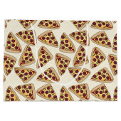 Themed Pizza Party Große Geschenktasche Große Geschenktüte (Rückseite)