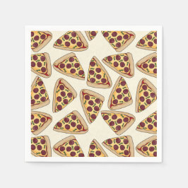Themed Pizza Party Papierservietten