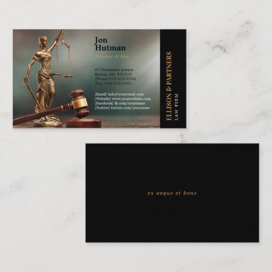 Themen | Anwaltskarte Visitenkarte (Vorne/Hinten)