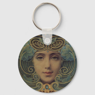 Themen aus dem goldenen Grund Schlüsselanhänger