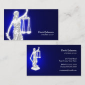 Themen | Blau Visitenkarte (Vorne/Hinten)