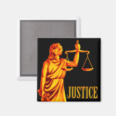 Themen | Umfang der Justiz Magnet (Vorderseite/Rückseite)
