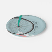 Themenabend mit individuellem Text Pappteller (Schrägansicht)