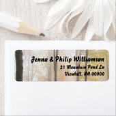 Themenanschrift "Misty Forest Trees Nature" (Insitu)