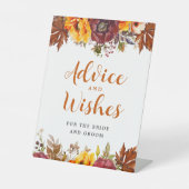 Themenberatung im Herbst und Wunschzettel Sockelschild (Vorderseite)