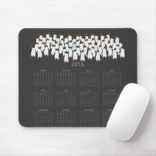 Themenkalender 2015 mousepad (Mit Mouse)