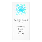 Themenorientierte fördernde Karte der Werbekarte (Hinten)