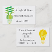 Themenorientierte Visitenkarte der Doppelt-mit (Vorne/Hinten)