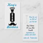 Themenorientierte Visitenkarte des Schnurrbartes Rabattkarte (Vorne/Hinten)