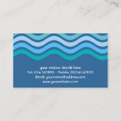 Themenorientierte Visitenkarte Sun (Rückseite)