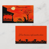 Themenorientierte Visitenkarten Halloweens Visitenkarte (Vorne/Hinten)