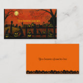 Themenorientierte Visitenkarten Halloweens Visitenkarte (Vorne/Hinten)