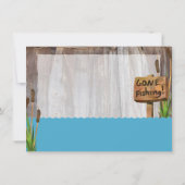 Themenorientierter FischenOutdoorsman danken Ihnen Dankeskarte (Rückseite)