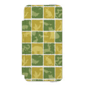 themenorientiertes Muster des Zoos Incipio iPhone Geldbeutel-Hülle (Folio Vorderseite)