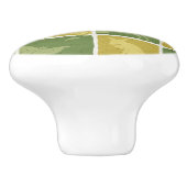 themenorientiertes Muster des Zoos Keramikknauf (Seitenansicht)