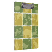 themenorientiertes Muster des Zoos Klemmbrett (Rechts)