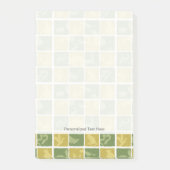 themenorientiertes Muster des Zoos Post-it Klebezettel (Vorderseite)