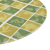 themenorientiertes Muster des Zoos Schneidebrett (Ecke)