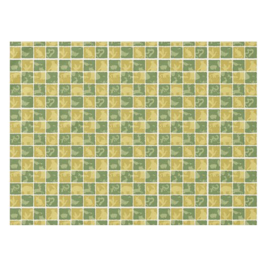 themenorientiertes Muster des Zoos Tischdecke (Vorderseite (Horizontal))