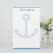 Themenorientiertes stationäres des Ozeans Briefpapier (Stehend Vorderseite)