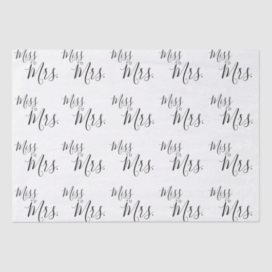 Themenpapier - Frau Versäumnis Seidenpapier (Vorderseite)