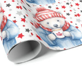 Themenpapier zum kanadischen Tag Geschenkpapier (Rolleneckpunkt)