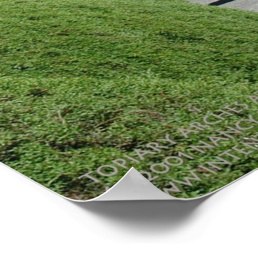 Themenparks in Zarcero, Costa Rica Poster (Ecke)