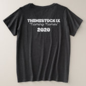 Themenstock IX Plus-Size-T - Shirt (Design Rückseite)