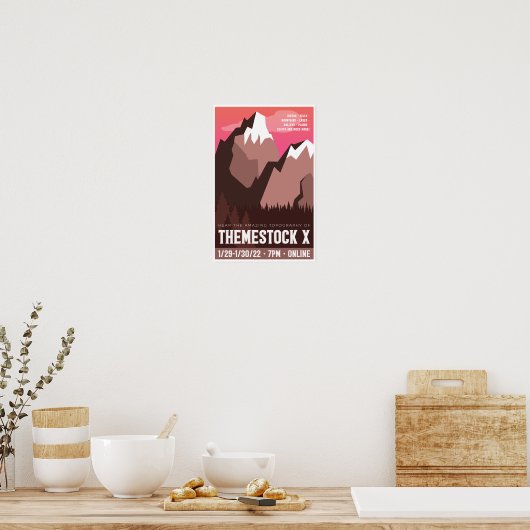 Themestock X Poster (Küche)