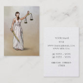 Themis - Dame Justice Visitenkarte (Vorne/Hinten)