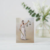 Themis - Dame Justice Visitenkarte (Stehend Vorderseite)